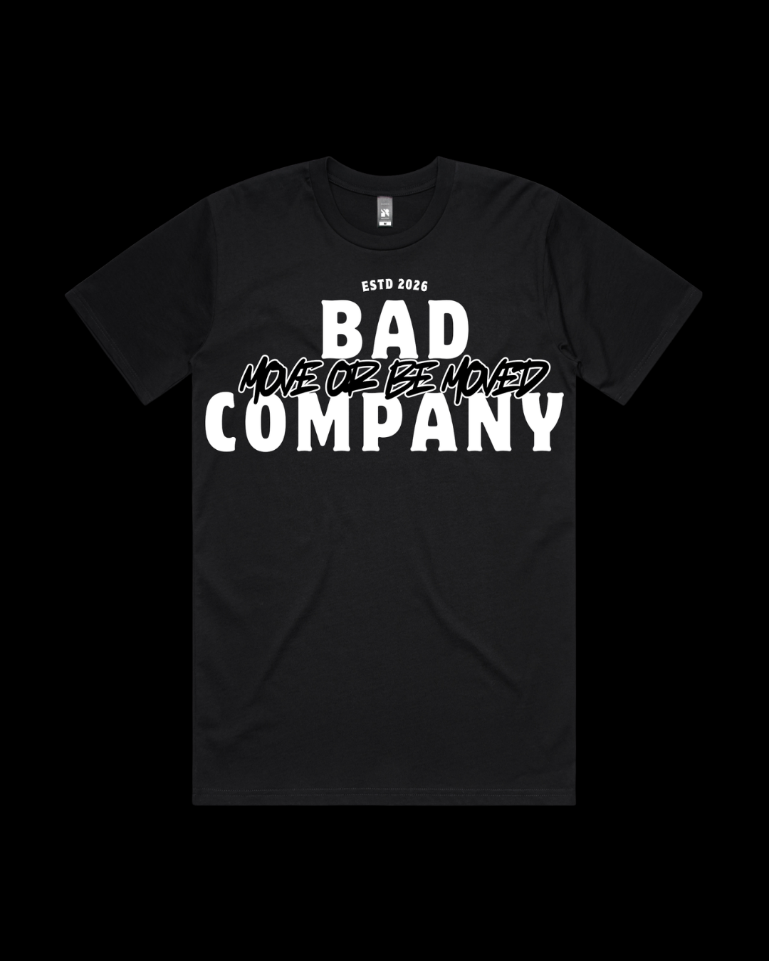 Bad Company™ Staple Tee – Black (Drop 01)