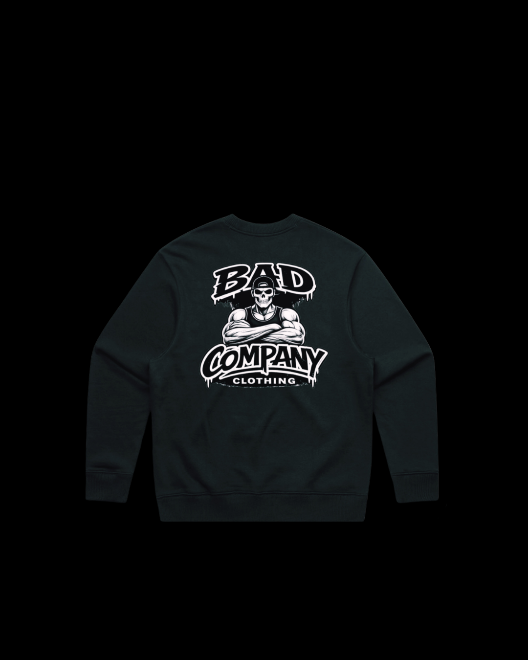 Bad Company™ Premium Crewneck Black — Drop 02
