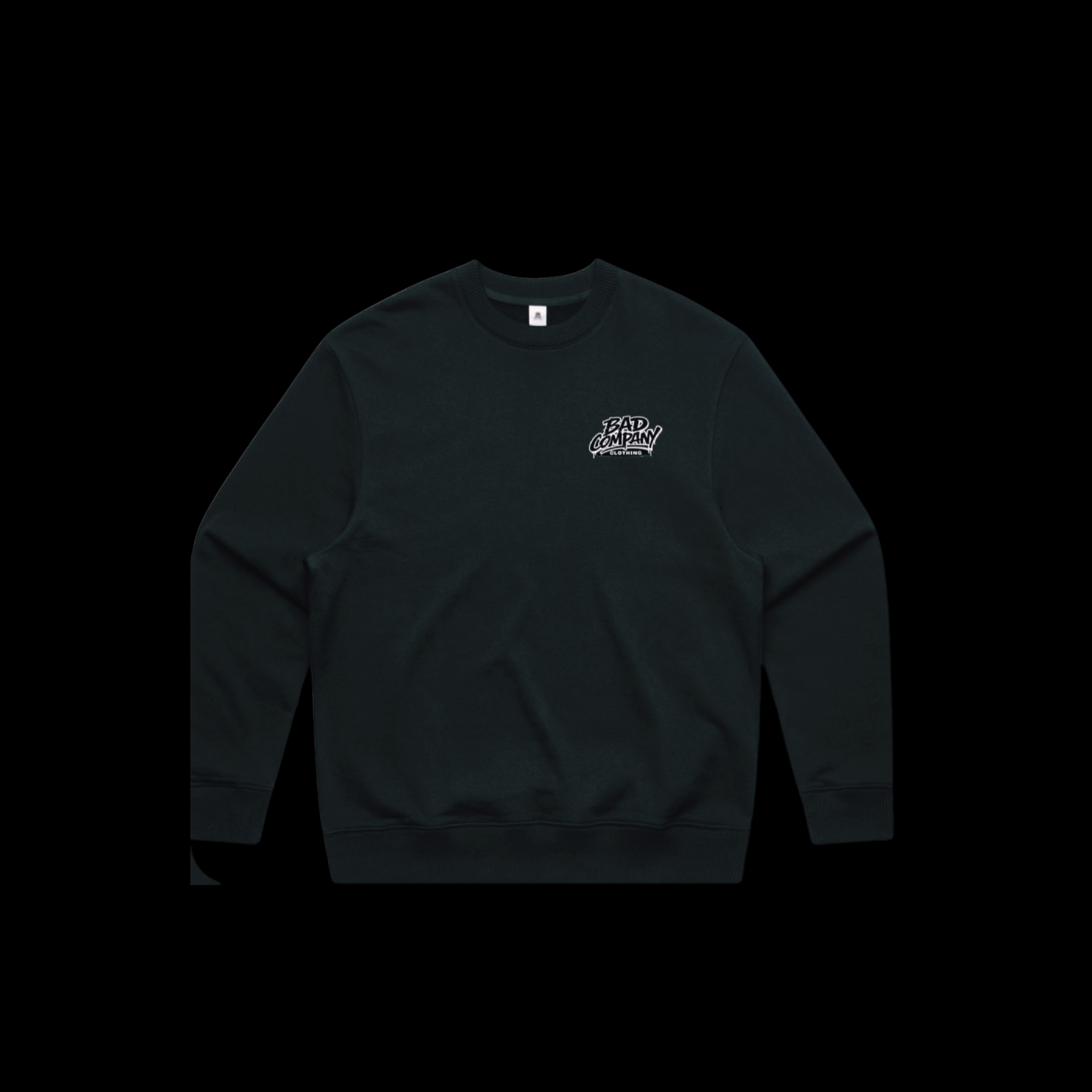 Bad Company™ Premium Crewneck Black — Drop 02